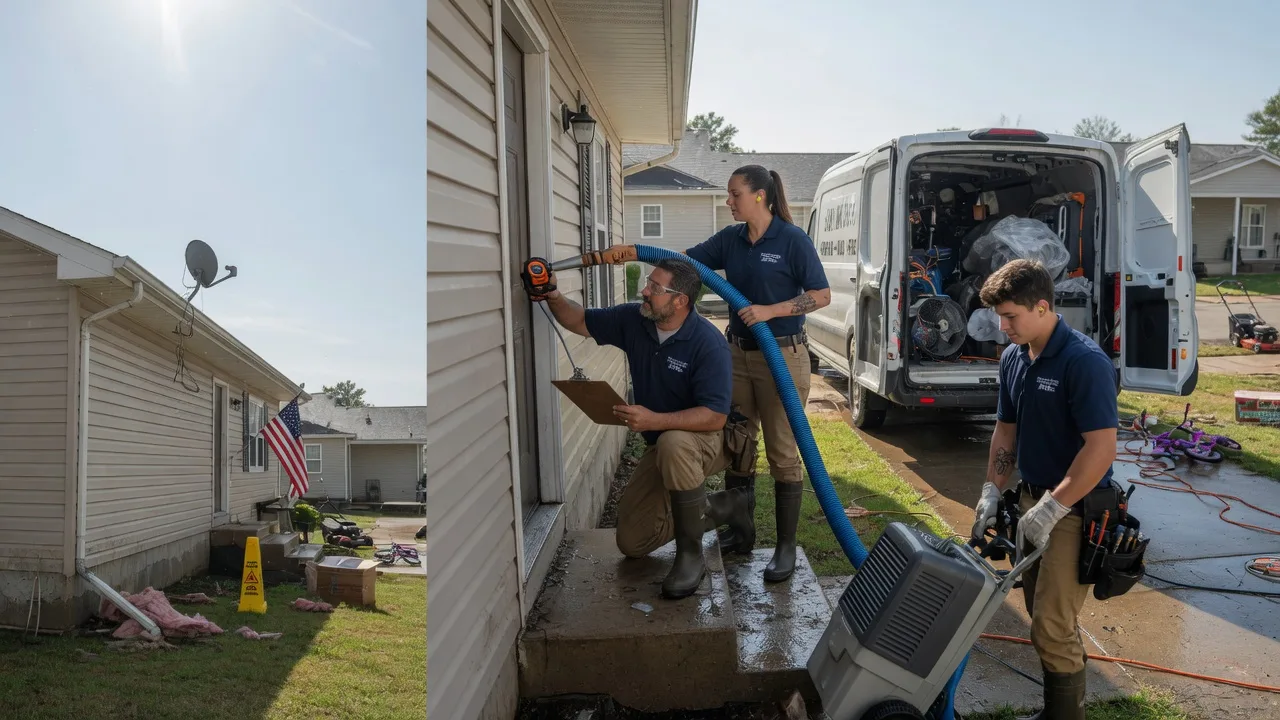 Ceiling Water Damage Restoration in Vancleave, MS near me